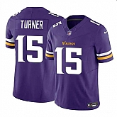 Men & Women & Youth Minnesota Vikings #15 Dallas Turner Purple 2024 Draft F.U.S.E. Vapor Untouchable Limited Stitched Jersey,baseball caps,new era cap wholesale,wholesale hats