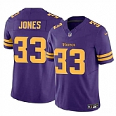 Men & Women & Youth Minnesota Vikings #33 Aaron Jones Purple F.U.S.E. Color Rush Vapor Untouchable Limited Stitched Jersey,baseball caps,new era cap wholesale,wholesale hats