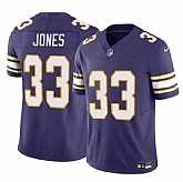 Men & Women & Youth Minnesota Vikings #33 Aaron Jones Purple F.U.S.E. Vapor Untouchable Throwback Limited Stitched Jersey,baseball caps,new era cap wholesale,wholesale hats