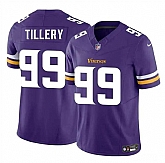 Men & Women & Youth Minnesota Vikings #99 Jerry Tillery Purple 2023 F.U.S.E. Vapor Untouchable Limited Stitched Jersey,baseball caps,new era cap wholesale,wholesale hats