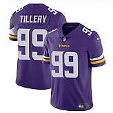 Men & Women & Youth Minnesota Vikings #99 Jerry Tillery Purple Vapor Untouchable Limited Stitched Jersey,baseball caps,new era cap wholesale,wholesale hats