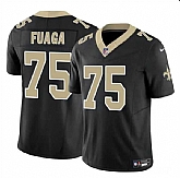 Men & Women & Youth New Orleans Saints #75 Taliese Fuaga Black 2024 Draft F.U.S.E. Vapor Limited Stitched Jersey,baseball caps,new era cap wholesale,wholesale hats