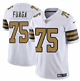 Men & Women & Youth New Orleans Saints #75 Taliese Fuaga White 2024 Draft Color Rush Limited Stitched Jersey,baseball caps,new era cap wholesale,wholesale hats