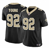 Men & Women & Youth New Orleans Saints #92 Chase Young Black 2023 F.U.S.E. Vapor Limited Stitched Jersey,baseball caps,new era cap wholesale,wholesale hats