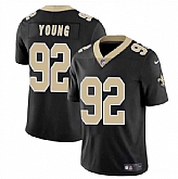 Men & Women & Youth New Orleans Saints #92 Chase Young Black Vapor Limited Stitched Jersey,baseball caps,new era cap wholesale,wholesale hats