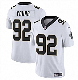 Men & Women & Youth New Orleans Saints #92 Chase Young White Vapor Limited Stitched Jersey,baseball caps,new era cap wholesale,wholesale hats