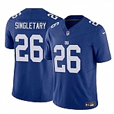 Men & Women & Youth New York Giants #26 Devin Singletary Blue 2023 F.U.S.E. Vapor Untouchable Limited Stitched Jersey,baseball caps,new era cap wholesale,wholesale hats