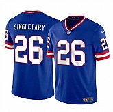 Men & Women & Youth New York Giants #26 Devin Singletary Royal Throwback Vapor Untouchable Limited Stitched Jersey,baseball caps,new era cap wholesale,wholesale hats