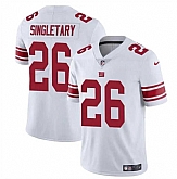 Men & Women & Youth New York Giants #26 Devin Singletary White Vapor Untouchable Limited Stitched Jersey,baseball caps,new era cap wholesale,wholesale hats