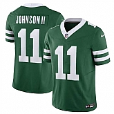 Men & Women & Youth New York Jets #11 Jermaine Johnson Green 2023 F.U.S.E Throwback Limited Stitched Jersey,baseball caps,new era cap wholesale,wholesale hats