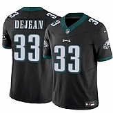 Men & Women & Youth Philadelphia Eagles #33 Cooper DeJean Black 2024 Draft F.U.S.E. Vapor Untouchable Limited Stitched Jersey,baseball caps,new era cap wholesale,wholesale hats