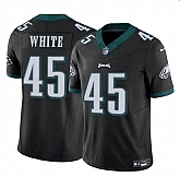 Men & Women & Youth Philadelphia Eagles #45 Devin White Black 2023 F.U.S.E Vapor Untouchable Limited Stitched Jersey,baseball caps,new era cap wholesale,wholesale hats