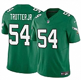 Men & Women & Youth Philadelphia Eagles #54 Jeremiah Trotter Jr Green 2024 Draft F.U.S.E. Vapor Untouchable Throwback Limited Stitched Jersey,baseball caps,new era cap wholesale,wholesale hats