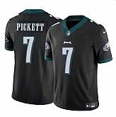 Men & Women & Youth Philadelphia Eagles #7 Kenny Pickett Black 2023 F.U.S.E Vapor Untouchable Limited Stitched Jersey,baseball caps,new era cap wholesale,wholesale hats