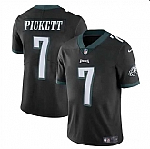 Men & Women & Youth Philadelphia Eagles #7 Kenny Pickett Black Vapor Untouchable Limited Stitched Jersey,baseball caps,new era cap wholesale,wholesale hats