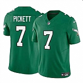 Men & Women & Youth Philadelphia Eagles #7 Kenny Pickett Green 2023 F.U.S.E Throwback Vapor Untouchable Limited Stitched Jersey,baseball caps,new era cap wholesale,wholesale hats