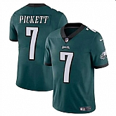 Men & Women & Youth Philadelphia Eagles #7 Kenny Pickett Green Vapor Untouchable Limited Stitched Jersey,baseball caps,new era cap wholesale,wholesale hats