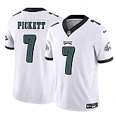 Men & Women & Youth Philadelphia Eagles #7 Kenny Pickett White 2023 F.U.S.E Vapor Untouchable Limited Stitched Jersey,baseball caps,new era cap wholesale,wholesale hats