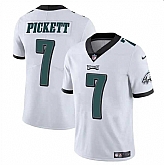 Men & Women & Youth Philadelphia Eagles #7 Kenny Pickett White Vapor Untouchable Limited Stitched Jersey,baseball caps,new era cap wholesale,wholesale hats