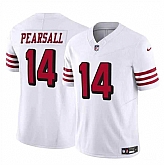 Men & Women & Youth San Francisco 49ers #14 Ricky Pearsall New White 2024 Draft F.U.S.E. Vapor Untouchable Limited Stitched Jersey,baseball caps,new era cap wholesale,wholesale hats