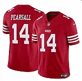 Men & Women & Youth San Francisco 49ers #14 Ricky Pearsall Red 2024 Draft F.U.S.E. Vapor Untouchable Limited Stitched Jersey,baseball caps,new era cap wholesale,wholesale hats