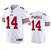 Men & Women & Youth San Francisco 49ers #14 Ricky Pearsall White 2024 Draft Vapor Untouchable Limited Stitched Jersey,baseball caps,new era cap wholesale,wholesale hats