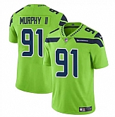 Men & Women & Youth Seattle Seahawks #91 Byron Murphy II Green 2024 Draft Vapor Limited Stitched Jersey,baseball caps,new era cap wholesale,wholesale hats