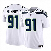 Men & Women & Youth Seattle Seahawks #91 Byron Murphy II White 2024 Draft F.U.S.E Vapor Limited Stitched Jersey,baseball caps,new era cap wholesale,wholesale hats