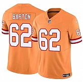 Men & Women & Youth Tampa Bay Buccaneers #62 Graham Barton Orange 2024 Draft F.U.S.E. Throwback Limited Stitched Jersey,baseball caps,new era cap wholesale,wholesale hats