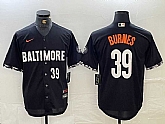 Men's Baltimore Orioles #39 Corbin Burnes Number Black 2023 City Connect Cool Base Stitched Jerseys,baseball caps,new era cap wholesale,wholesale hats