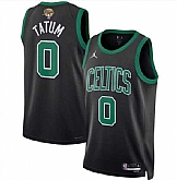 Men's Boston Celtics #0 Jayson Tatum Black 2024 Finals Statement Edition Stitched Basketball Jersey Dzhi,baseball caps,new era cap wholesale,wholesale hats