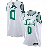 Men's Boston Celtics #0 Jayson Tatum White 2024 Finals Association Edition Stitched Basketball Jersey Dzhi,baseball caps,new era cap wholesale,wholesale hats