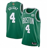 Men's Boston Celtics #4 Jrue Holiday Kelly Green 2024 Finals Icon Edition Stitched Basketball Jersey Dzhi,baseball caps,new era cap wholesale,wholesale hats