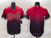 Men's Chicago Bulls Blank Red Black Stitched Baseball Jersey,baseball caps,new era cap wholesale,wholesale hats