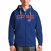 Men's Chicago Cubs Antigua Team Logo Victory Full-Zip Hoodie - Royal,baseball caps,new era cap wholesale,wholesale hats