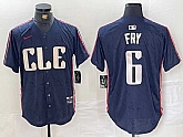 Men's Cleveland Guardians #6 David Fry Navy 2024 City Connect Limited Stitched Jersey,baseball caps,new era cap wholesale,wholesale hats