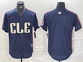 Men's Cleveland Guardians Blank Navy 2024 City Connect Limited Stitched Jersey,baseball caps,new era cap wholesale,wholesale hats