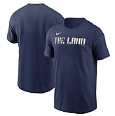 Men's Cleveland Guardians Navy 2024 City Connect Wordmark T-Shirt,baseball caps,new era cap wholesale,wholesale hats