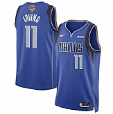 Men's Dallas Mavericks #11 Kyrie Irving Blue 2024 Finals Icon Edition Stitched Basketball Jersey Dzhi,baseball caps,new era cap wholesale,wholesale hats