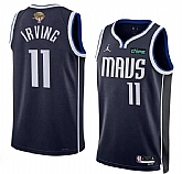 Men's Dallas Mavericks #11 Kyrie Irving Navy 2024 Finals Statement Edition Stitched Basketball Jersey Dzhi,baseball caps,new era cap wholesale,wholesale hats