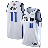 Men's Dallas Mavericks #11 Kyrie Irving White 2024 Finals Association Edition Stitched Basketball Jersey Dzhi,baseball caps,new era cap wholesale,wholesale hats