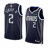 Men's Dallas Mavericks #2 Dereck Lively II Navy 2024 Finals Statement Edition Stitched Basketball Jersey Dzhi,baseball caps,new era cap wholesale,wholesale hats