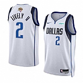 Men's Dallas Mavericks #2 Dereck Lively II White 2024 Finals Association Edition Stitched Basketball Jersey Dzhi,baseball caps,new era cap wholesale,wholesale hats