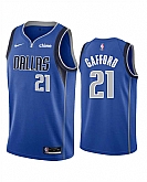 Men's Dallas Mavericks #21 Daniel Gafford Blue Icon Edition Stitched Basketball Jersey Dzhi,baseball caps,new era cap wholesale,wholesale hats