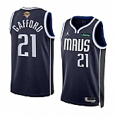 Men's Dallas Mavericks #21 Daniel Gafford Navy 2024 Finals Statement Edition Stitched Basketball Jersey Dzhi,baseball caps,new era cap wholesale,wholesale hats