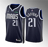 Men's Dallas Mavericks #21 Daniel Gafford Navy Statement Edition Stitched Basketball Jersey Dzhi,baseball caps,new era cap wholesale,wholesale hats