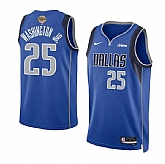 Men's Dallas Mavericks #25 P.J. Washington Jr. Blue 2024 Finals Icon Edition Stitched Basketball Jersey Dzhi,baseball caps,new era cap wholesale,wholesale hats