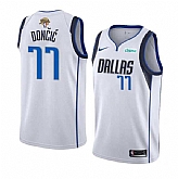 Men's Dallas Mavericks #77 Luka Doncic White 2024 Finals Association Edition Stitched Basketball Jersey Dzhi,baseball caps,new era cap wholesale,wholesale hats