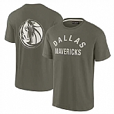 Men's Dallas Mavericks Olive Elements Super Soft Short Sleeve T-Shirt,baseball caps,new era cap wholesale,wholesale hats