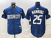 Men's Detroit Tigers #25 Matt Manning 2024 Navy City Connect Cool Base Limited Stitched Jersey,baseball caps,new era cap wholesale,wholesale hats